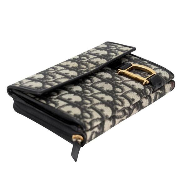 Dior Monogram Oblique Canvas with Gold Charm Wallet CD-0618N-0002 - Picture 4 of 10